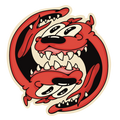 Yin Yang Dog Sticker